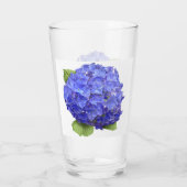 Verre Hydrangée bleue (Dos)