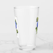 Verre Hydrangée bleue (Droite)