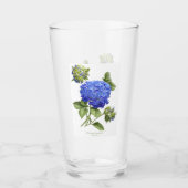 Verre Hydrangée bleue (Devant)