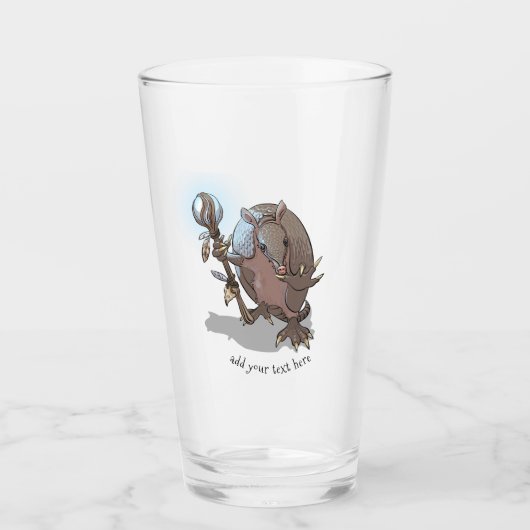 Verre Hypnotic Mystic Armadillo Shaman And Staff (Devant)