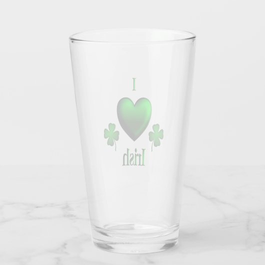 Verre I Heart Irish (Dos)