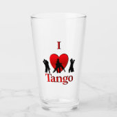 Verre I Heart Tango (Devant)