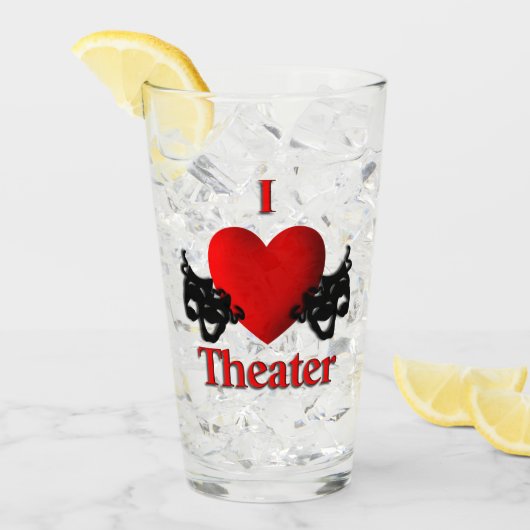 Verre I Heart Theatre (Devant glace)
