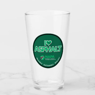 Verre I Love Asphalt Pint Glass