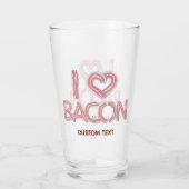 Verre I Love Bacon (Dos)