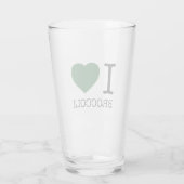 VERRE I LOVE BROCCOLI (Dos)