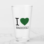 VERRE I LOVE BROCCOLI (Devant)
