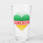 Verre I Love Cameroon, Coeur camerounais (Dos)