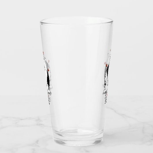 Verre I Love Eskies (I Love American Eskimo Dogs) - mign (Droite)