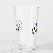 Verre I Love Naxos, Drapeau Grec (Gauche)