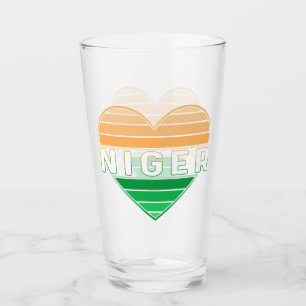 Verre I Love Niger, Coeur Nigérien