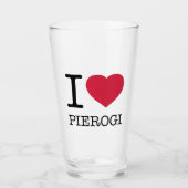 VERRE I LOVE PIEROGI (Devant)