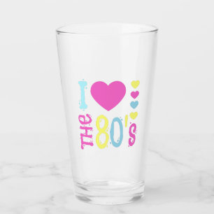 Verre I Love the 80s Disco Costume