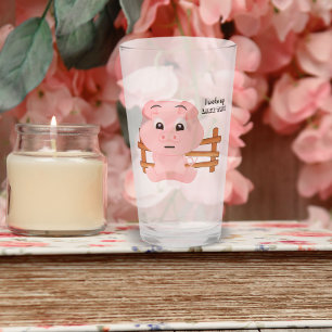 Verre I Woke Up Like This Cute Pink Pig