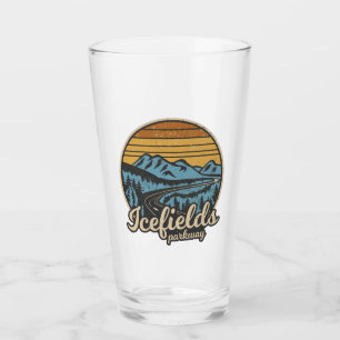 Verre Icefields Parcours Alberta Canada Retro