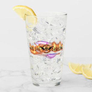 Verre Ici Live Dragons Shaker Glass