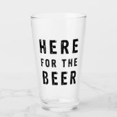 Verre Ici pour la bière (Devant)