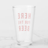 Verre Ici pour la bière (Dos)