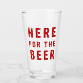 Verre Ici pour la bière (Devant)