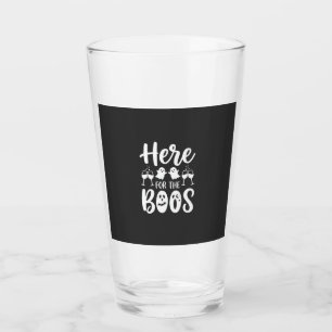 Verre Ici pour les huées Création de fantôme d'Halloween