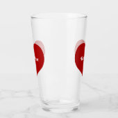 Verre Icône Coeur plat (Gauche)