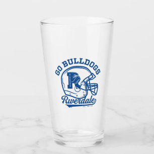 Verre Icône de casque de football Go Bulldogs