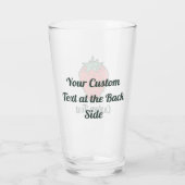Verre Icône fraise (Dos)
