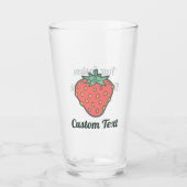 Verre Icône fraise (Devant)