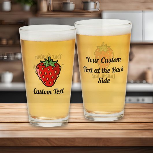 Verre Icône fraise