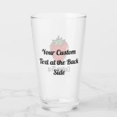 Verre Icône fraise (Dos)