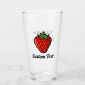 Verre Icône fraise (Devant)