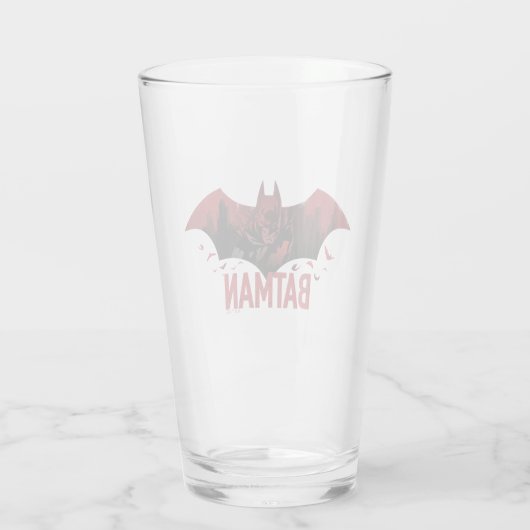 Verre Icône gotham de Batman Crimson (Dos)