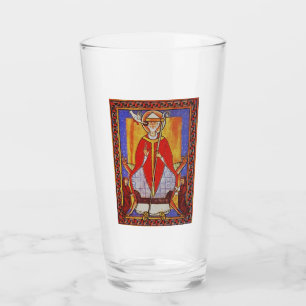 Verre Icône médiévale de Saint Grégoire le Grand