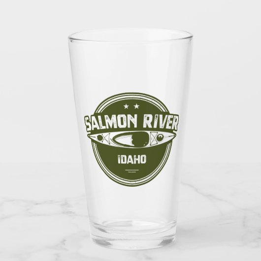 Verre Idaho, rivière saumon (Devant)