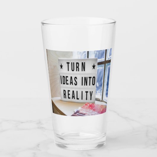 Verre Idées Dans La Réalité Motivation (Devant)