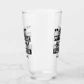 Verre Il est mon refuge et ma forteresse - Psaume 91:2 B (Gauche)