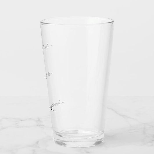 Verre Il est temps de le remplir ! Bière (Gauche)