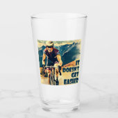 Verre Il ne devient pas plus facile de faire du vélo (Devant)