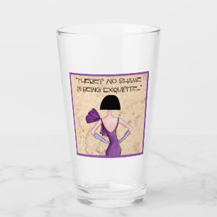 Verre "Il n'y a pas de honte à être exquis"