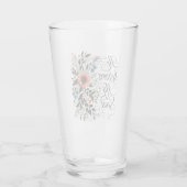 Verre Il restaure mon âme floral (Dos)