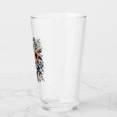 Verre Il restaure mon âme floral (Gauche)
