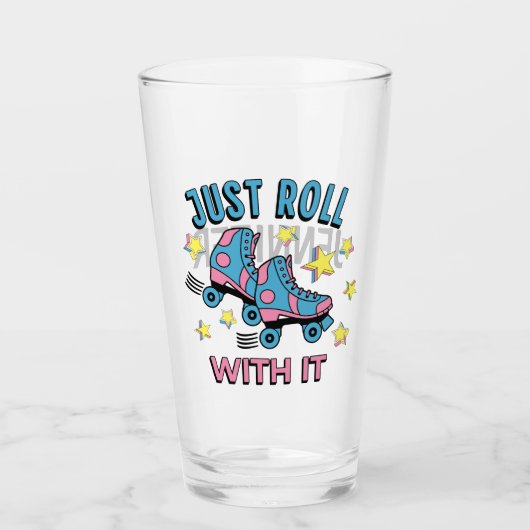 Verre Il suffit de rouler (Devant)