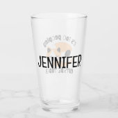 Verre Il y a trop de monde dehors aujourd'hui (Dos)