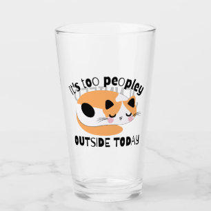 Verre Il y a trop de monde dehors aujourd'hui