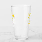 Verre Illustration Abstraite au citron - Art des agrumes (Gauche)