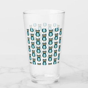 Verre Illustration Blue Owl