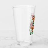 Verre Illustration botanique de la tulipe vintage (Droite)