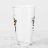 Verre Illustration d'angelfish (Gauche)