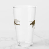 Verre Illustration d'Ankylosaurus (Gauche)