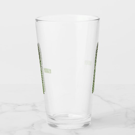 Verre Illustration d'Asparagus (Gauche)